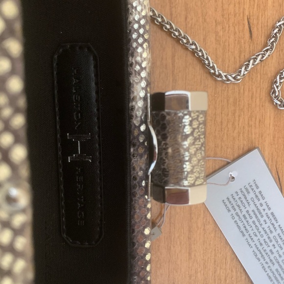 Halston Heritage Snakeskin Box Clutch | NWT - Picture 7 of 7
